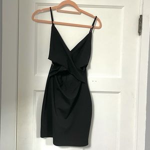 Black Cut Out Mini Dress